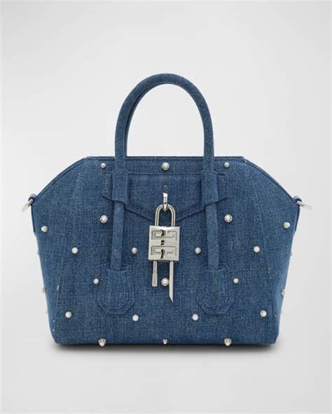 givenchy antigona mini tradesy|givenchy mini antigona lock denim tote bag.